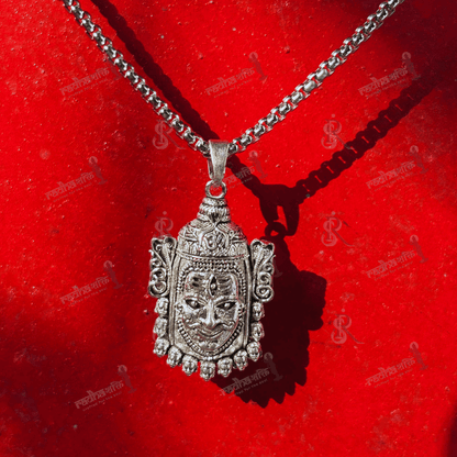 Ujjain Mahakaal Silver Pendant