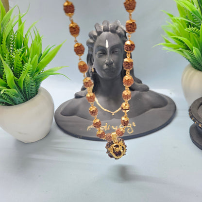 Om Rudraksha Pendant