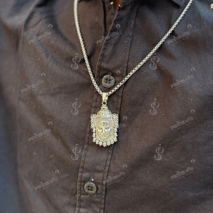 Ujjain Mahakaal Silver Pendant