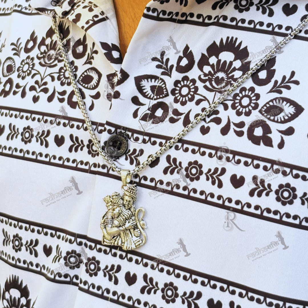 Shri Ram & Hanuman Ji Pendant  with 2 Free Hanuman Chalisa Pendant