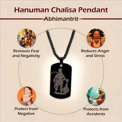 Hanuman Chalisa Pendant With Chain